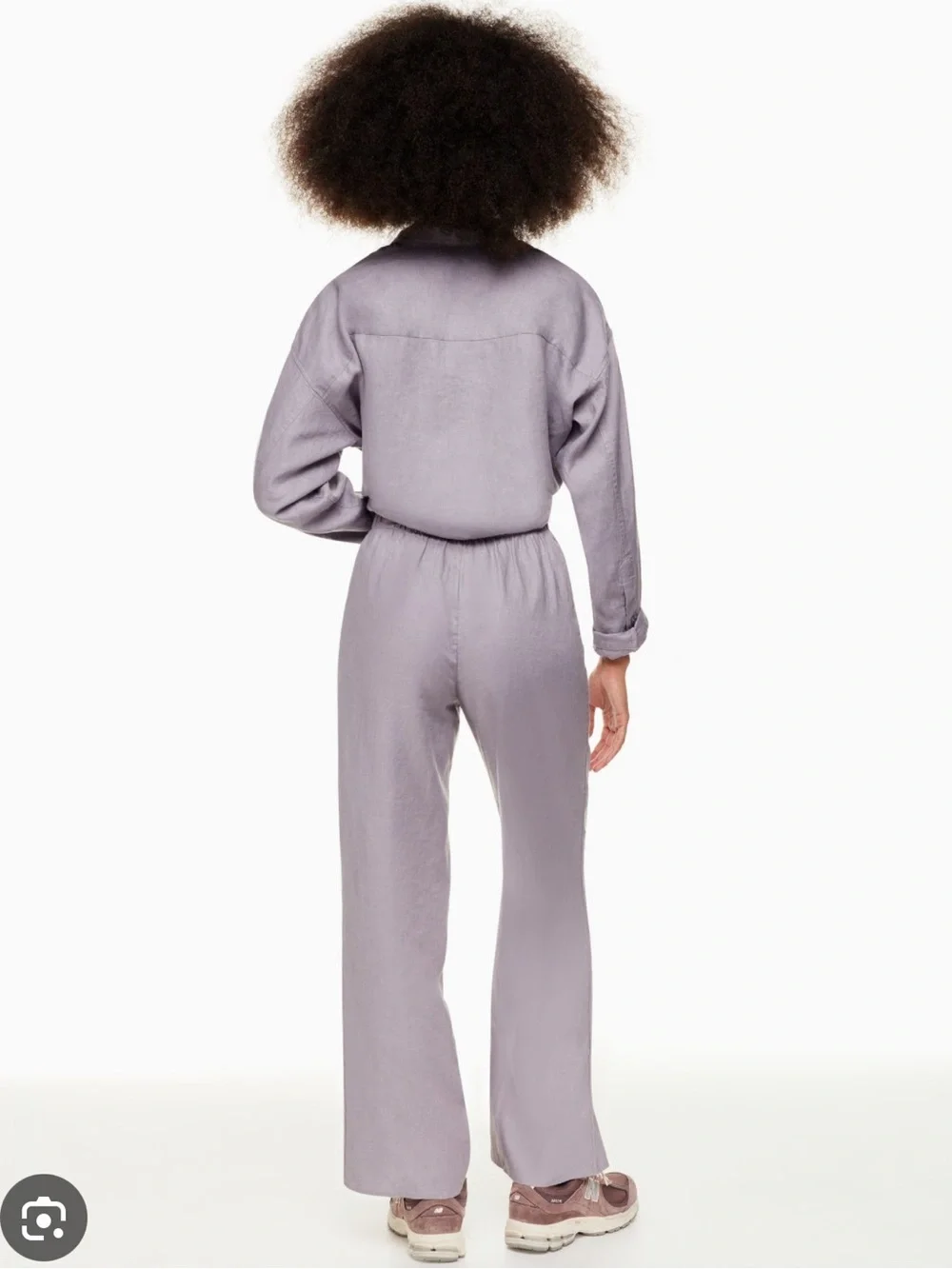 Aritzia | Wilfred Lodge Linen Pants in Cloudly Lilac